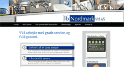 Desktop Screenshot of nordmark-vvs.dk